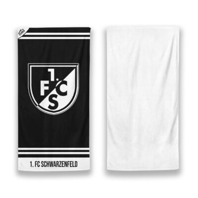 Personalisierbar - Handtuch - Schwarz und Weiss